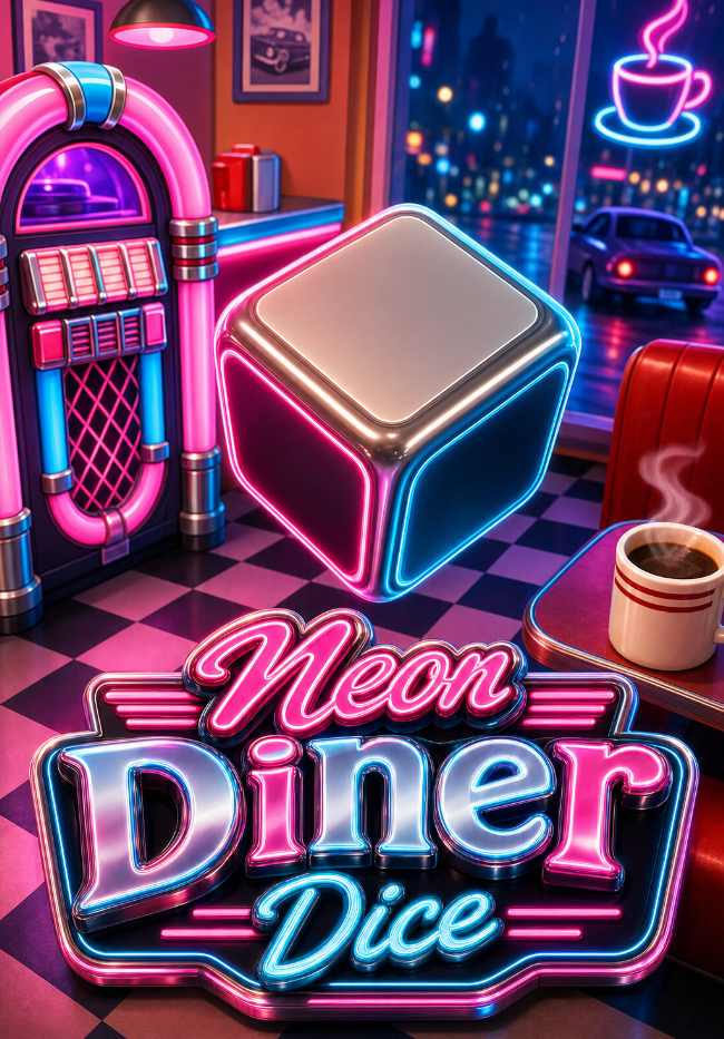 Neon Diner Dice