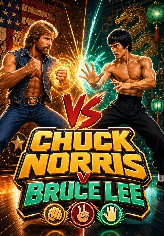 Chuck Norris v Bruce Lee